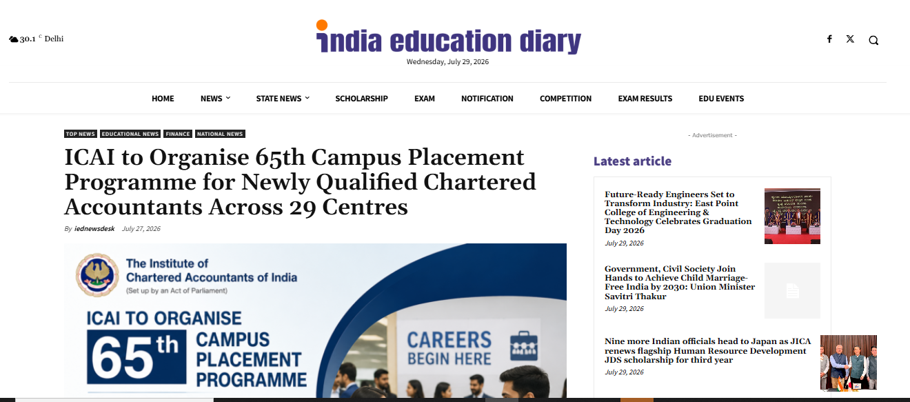 India Education Diary